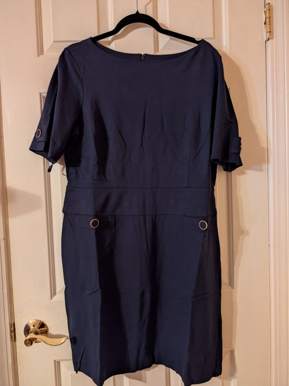 Talbots Petites Navy Dress ~ 16P